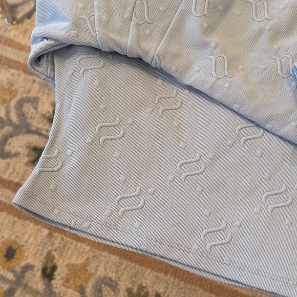 Noli Light Blue Patterned Top - Picture 6 of 6